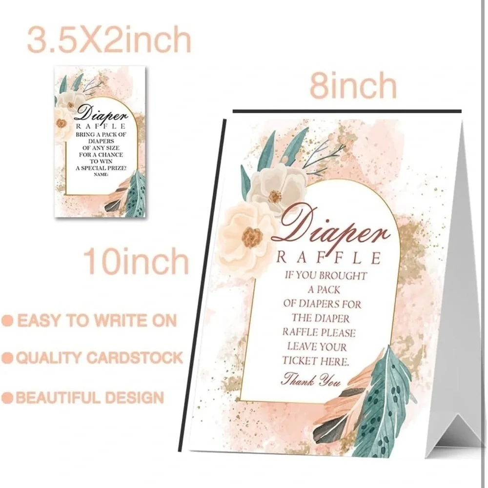 Baby Shower Diaper Raffle BRAND NEW